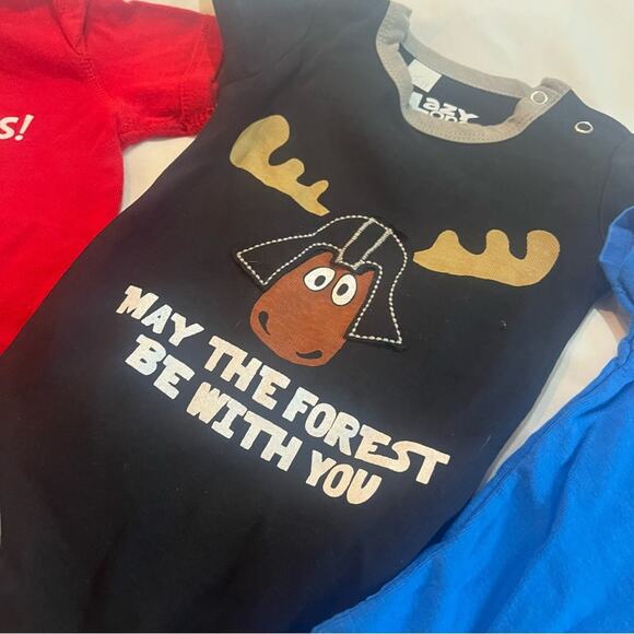 Lot of boys various brands of one-piece shirts and shorts size 12 months - Picture 4 of 11